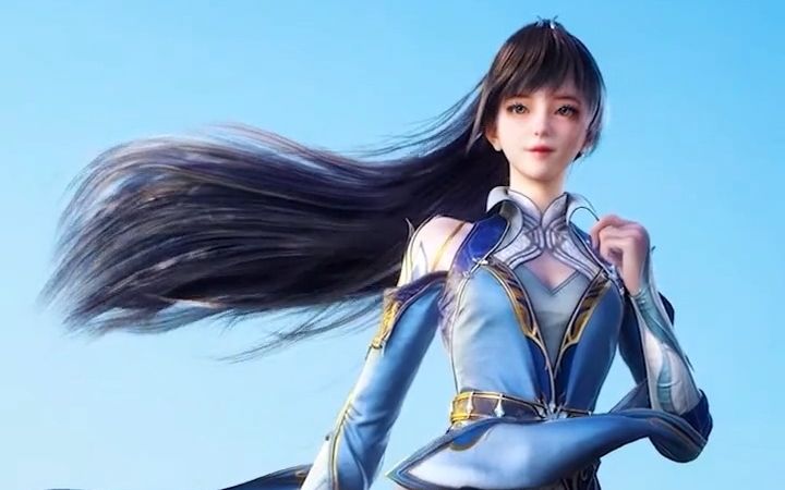 斗罗大陆2绝世唐门:这么清新的国漫女神不好看嘛 #新番