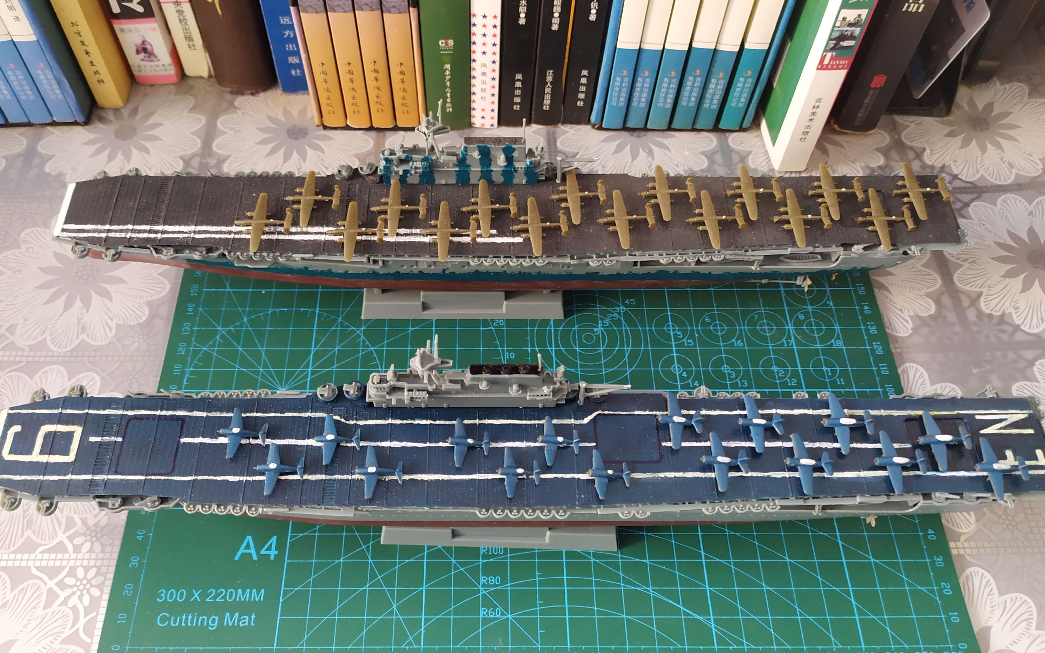 三角号手1700约克城级企业号开箱制作