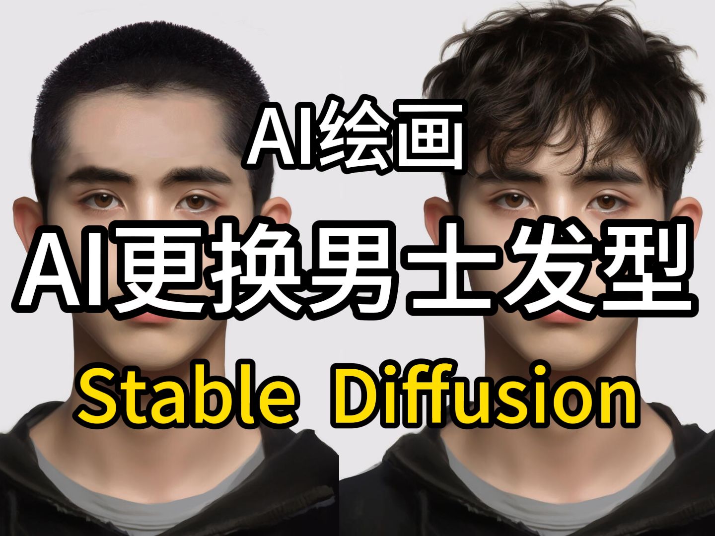 【stable diffusion】AI帮你秒换发型,让你再也无需为头发烦恼,超简单、真实,小白也能轻松上手!哔哩哔哩bilibili