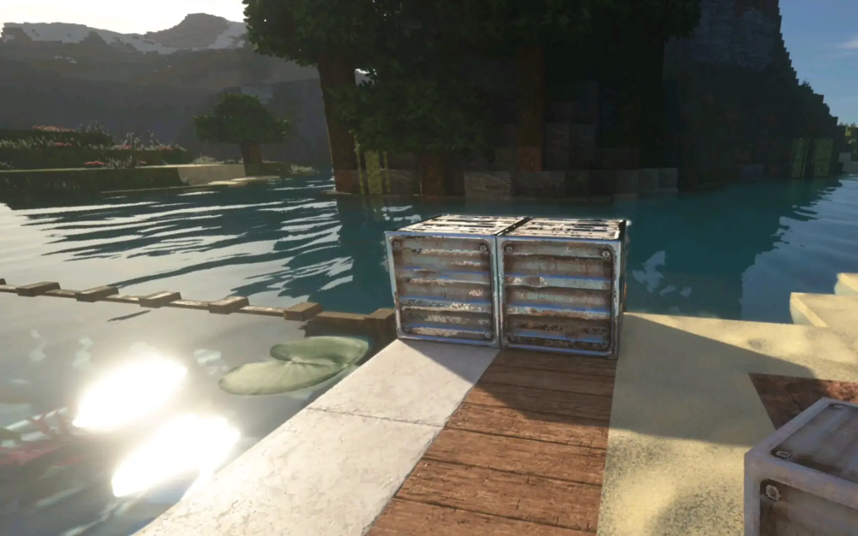 Minecraft这是我玩过所有免费光影材质包中最真实的了 我的世界 我的世界 第一视角