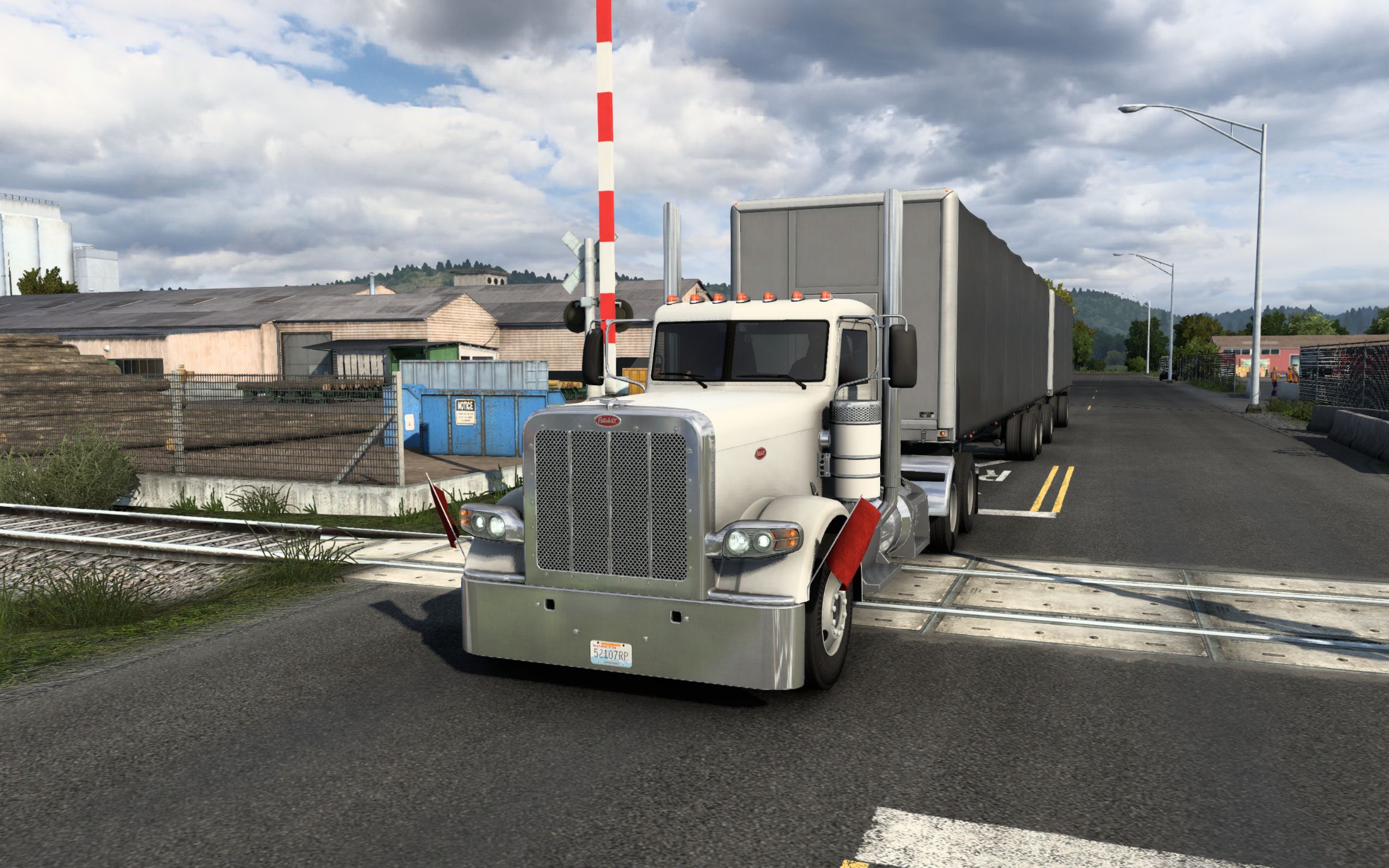 第10集丨美国卡车模拟进入路边的休息区休息一下然后继续出发