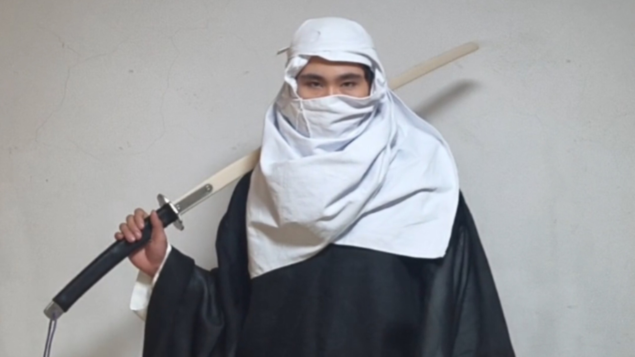 日本僧兵袈裟裹头教程