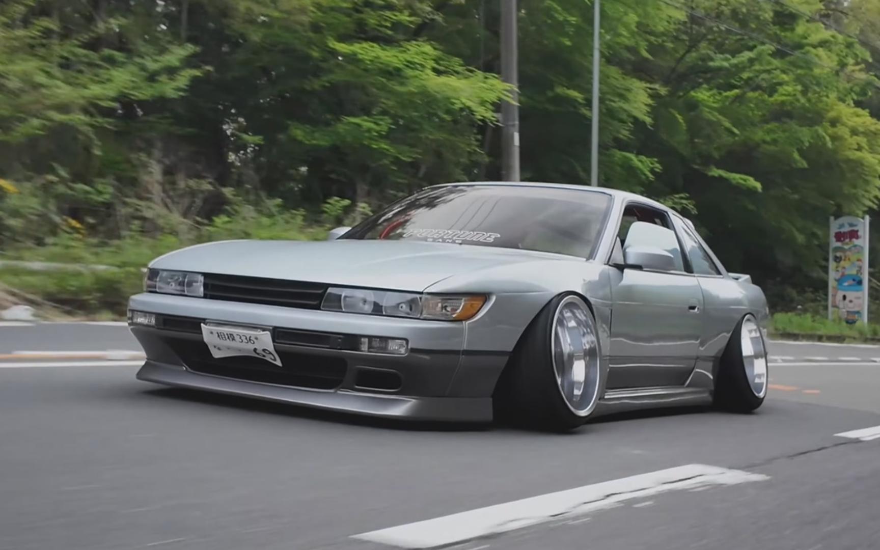 【4k】nissan silvia s13 - japanese style