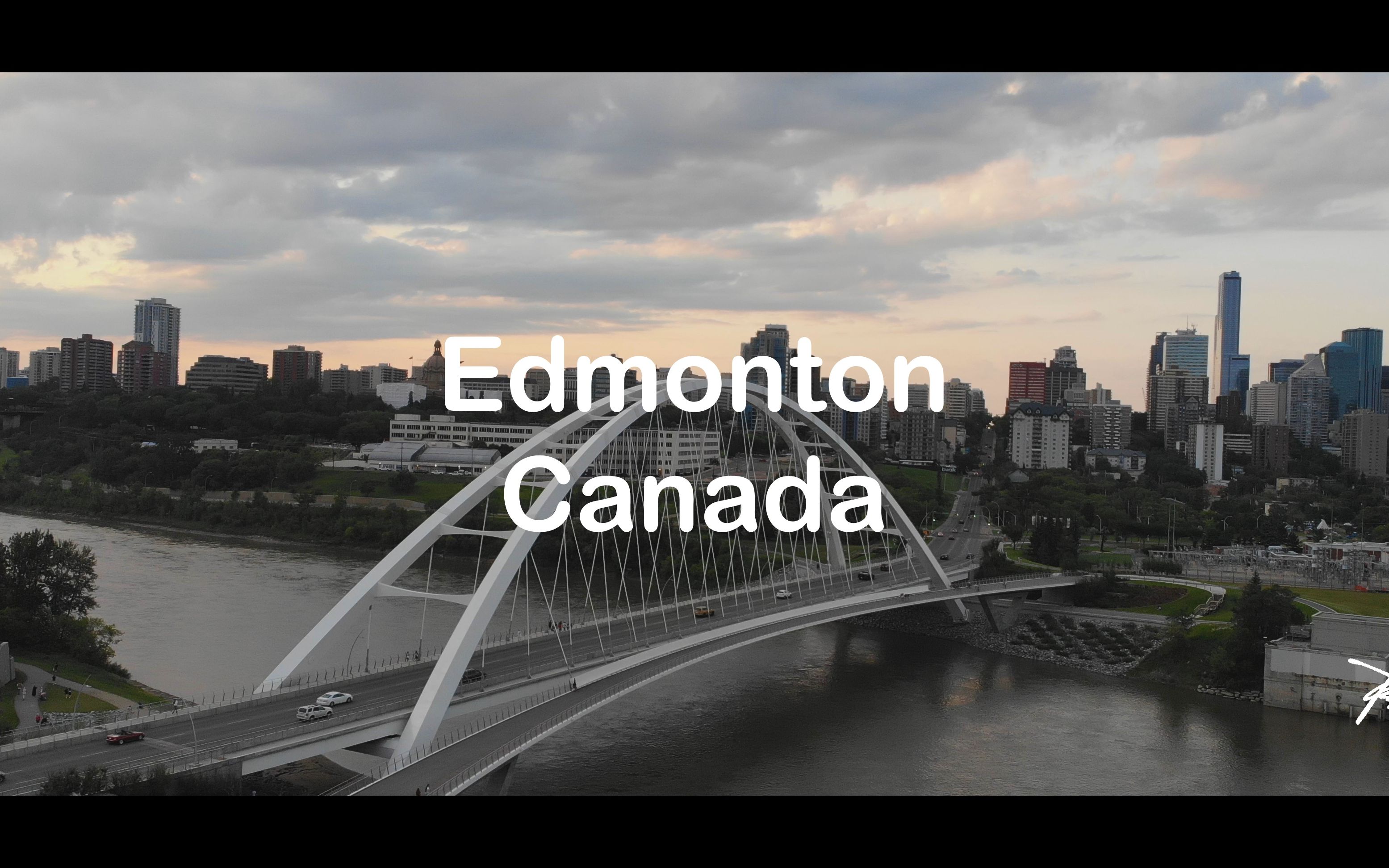 Edmonton, Canada. 加拿大埃德蒙顿航拍哔哩哔哩bilibili