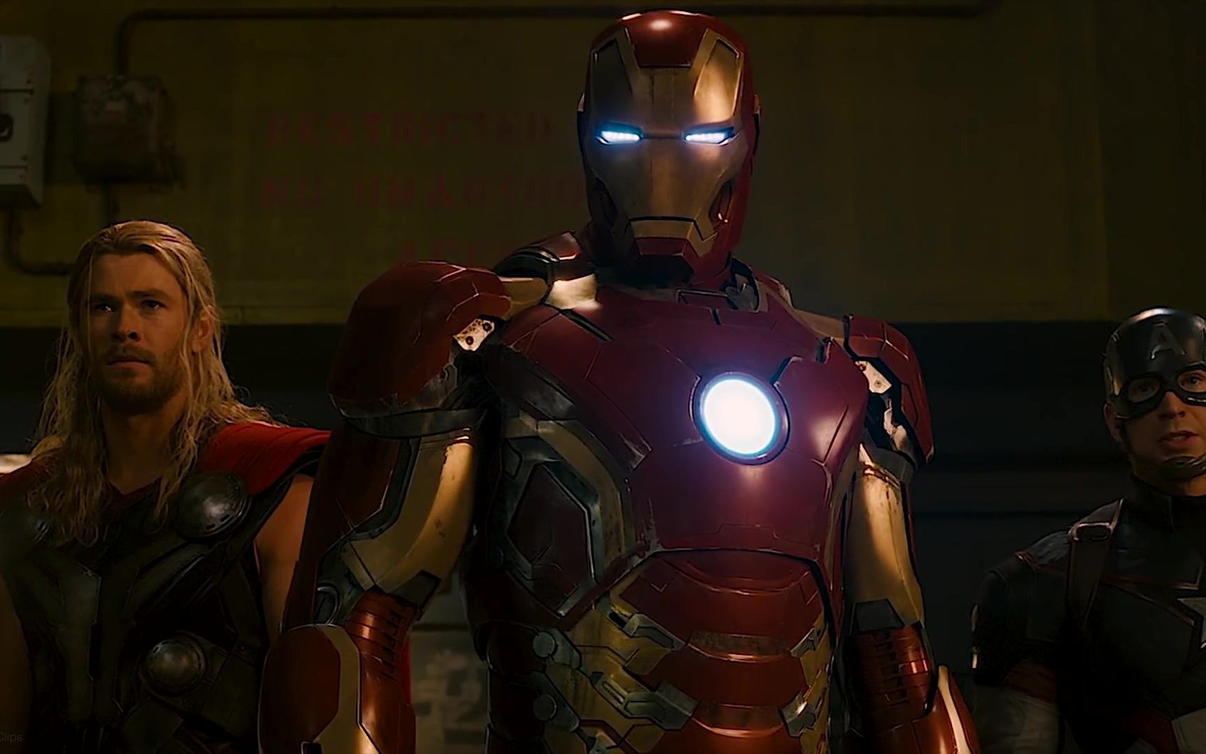 4k中字铁人大战奥创战斗场面复仇者联盟奥创纪元2015电影片段