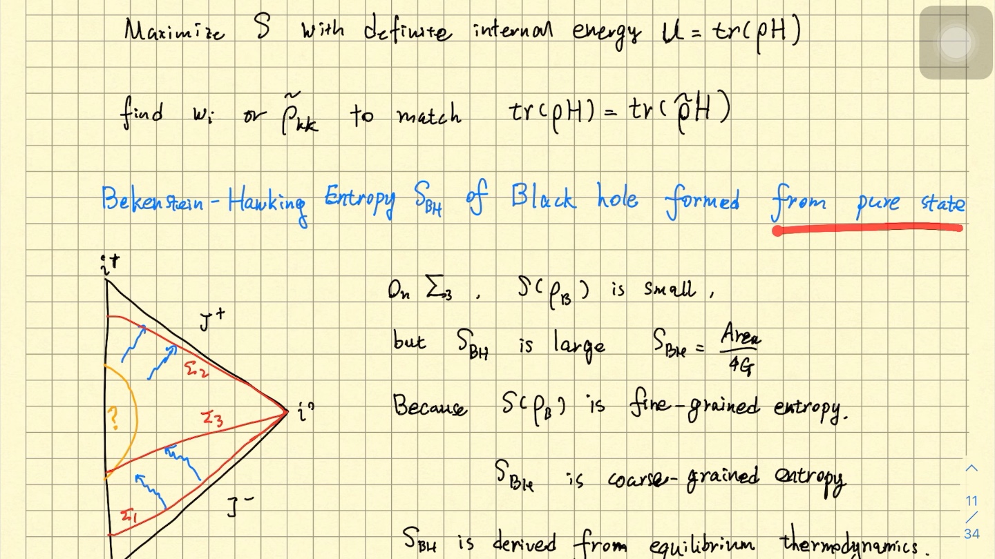 黑洞信息丢失问题3纠缠熵哔哩哔哩bilibili