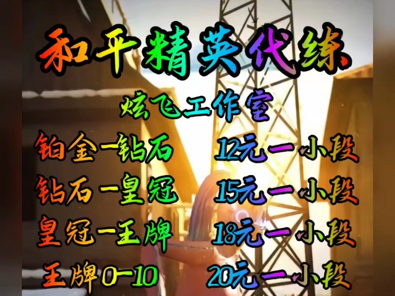 和平精英代练,刺激战场代练,吃鸡代练,上分,老牌工作室,纯手搓,纯绿色