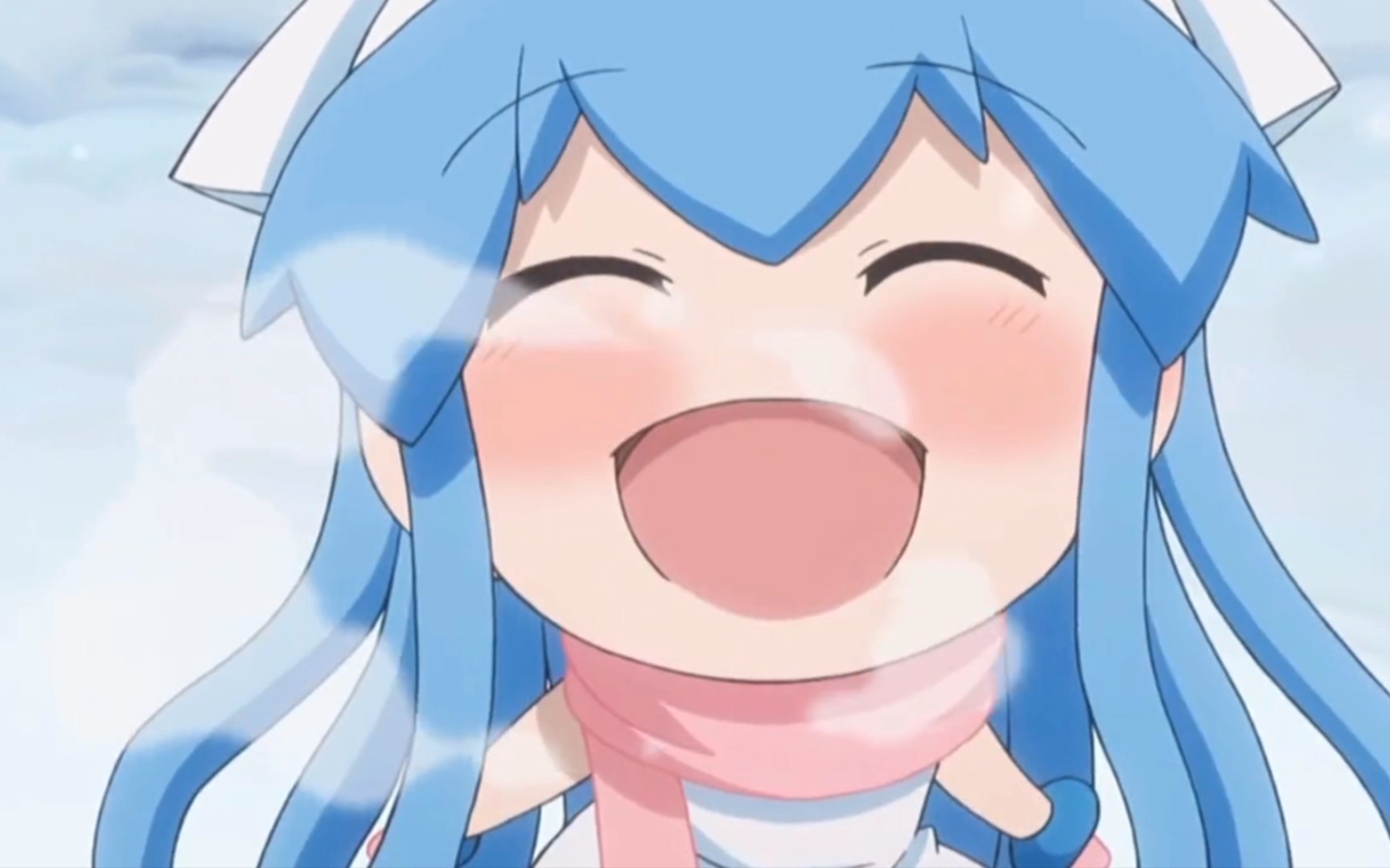 有这么可爱的一只乌贼娘太治愈了