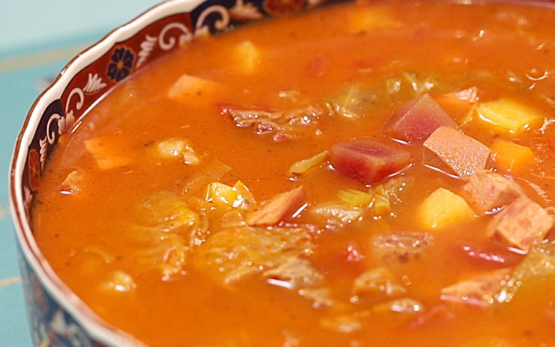 【老上海罗宋汤】罗宋汤美味的终极秘诀!3步搞定,酸甜浓郁馋哭人