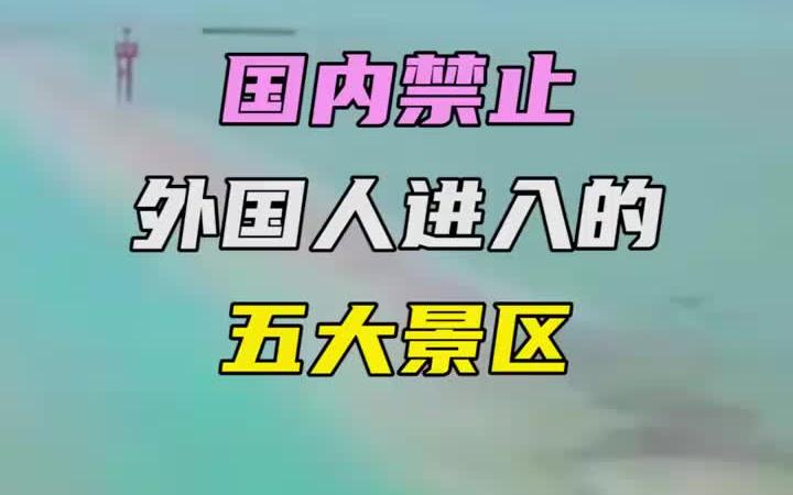 禁止外国人进入的五大景区 1、河南老君山 远赴人间惊鸿宴,一睹人间盛世言,这是一座真正存在的云顶天宫,也是外国人永远哔哩哔哩bilibili