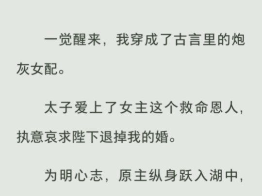 太子要跟我退婚,我抢先一步:求陛下准许退婚,我爱上了您别的儿子!哔哩哔哩bilibili