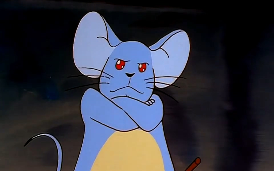 蓝色老鼠人表情包图片