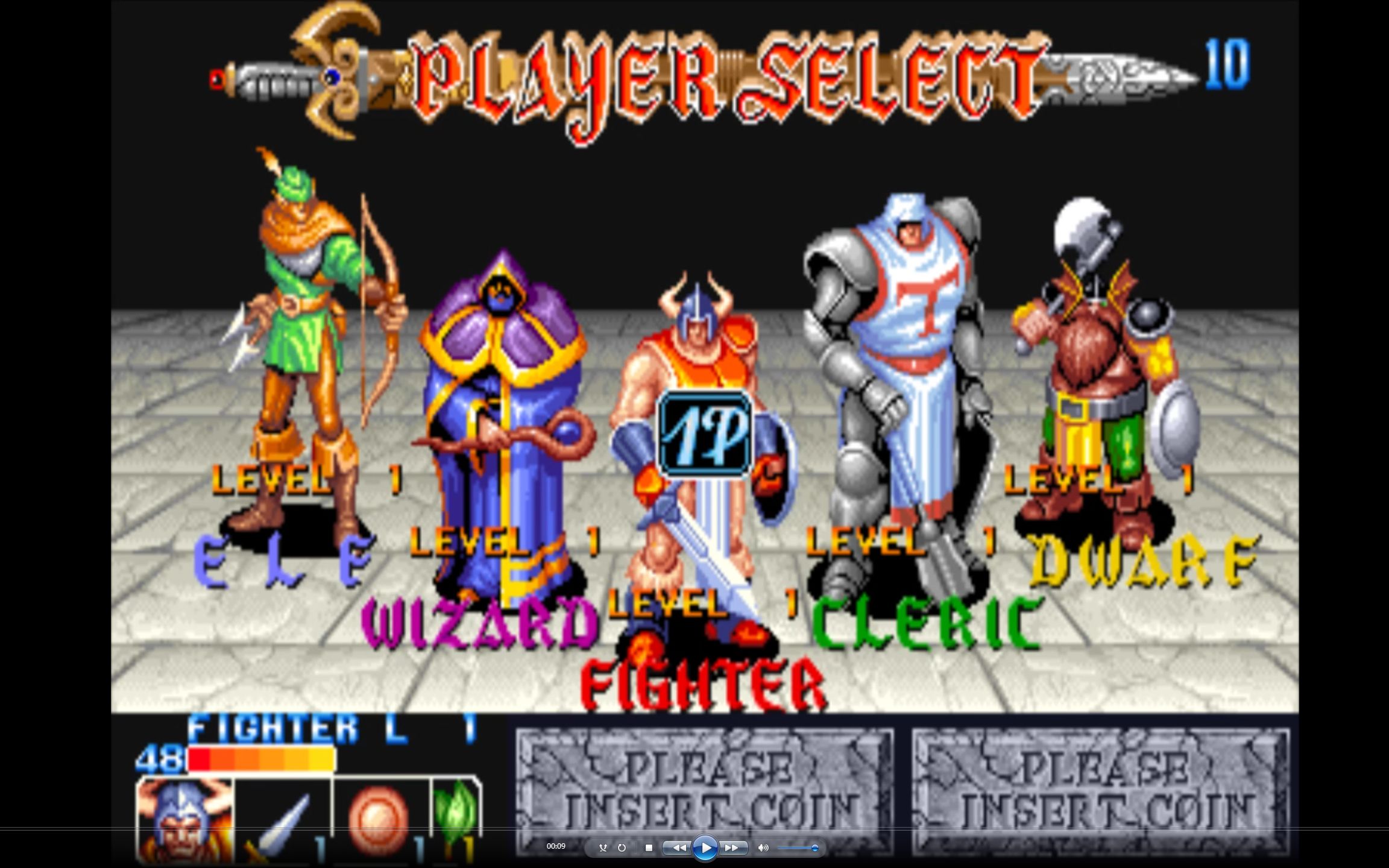 the king of dragons/龙王战士 最高难度 一币通关