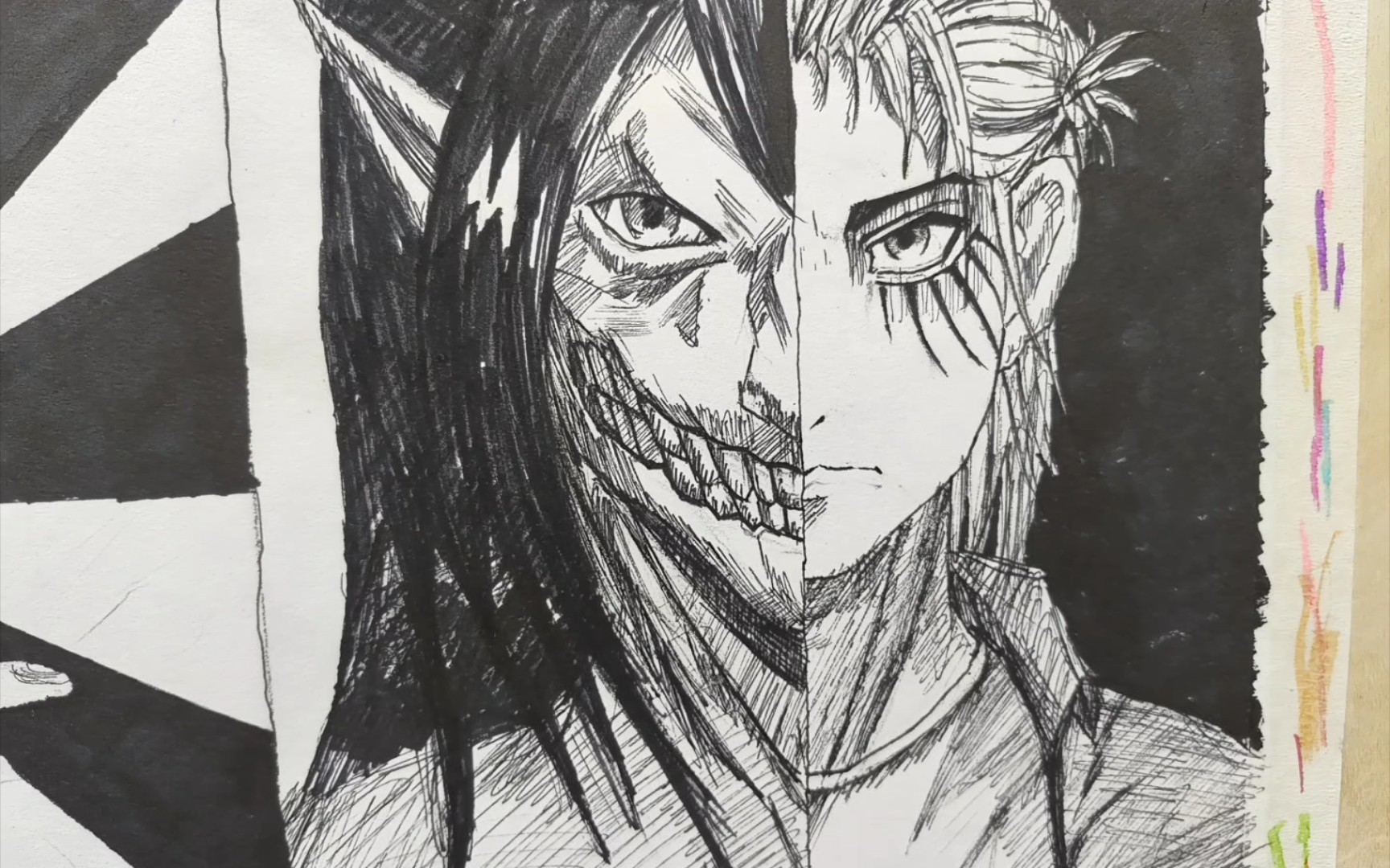 雕塑系的平面构成作业