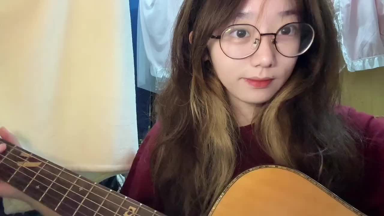 程艾影赵雷无声卡清唱吉他弹唱翻唱歌曲