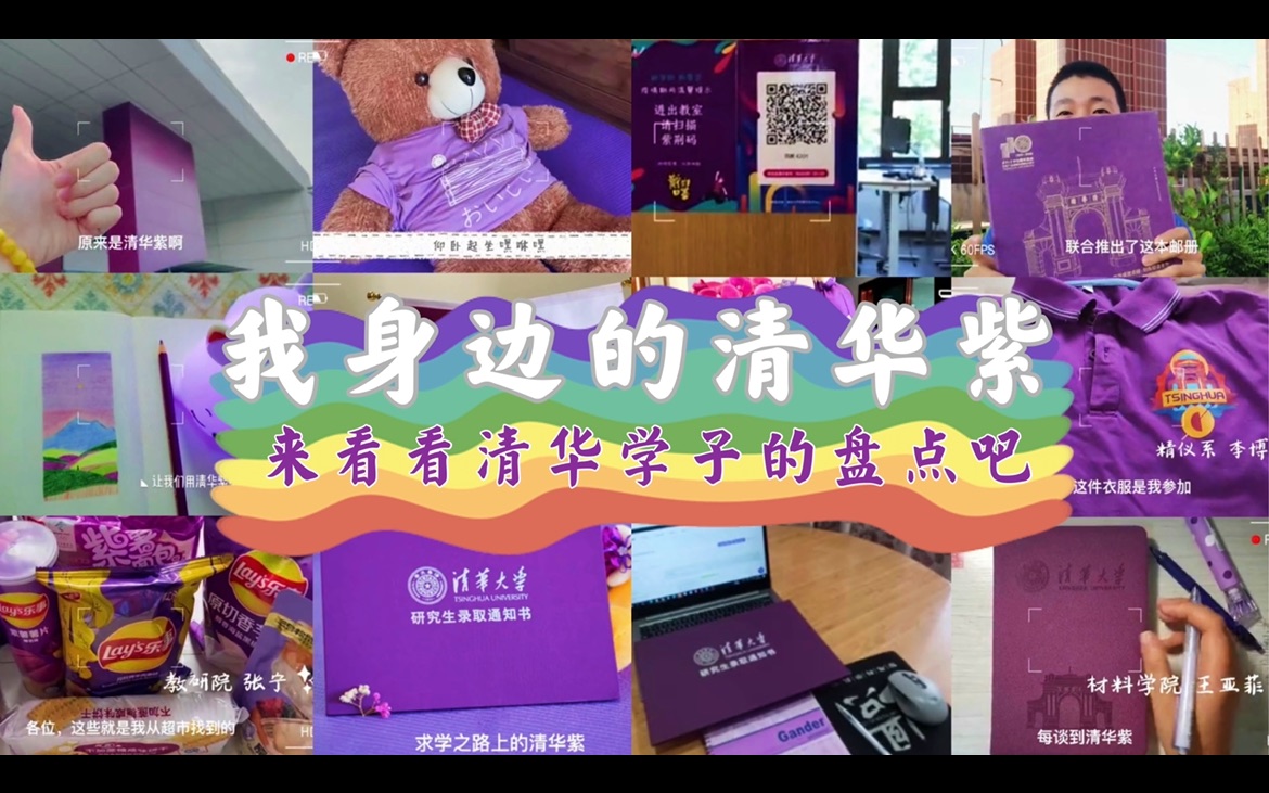 【清华大学】我身边的清华紫,来看清华学子和它的故事吧!哔哩哔哩bilibili