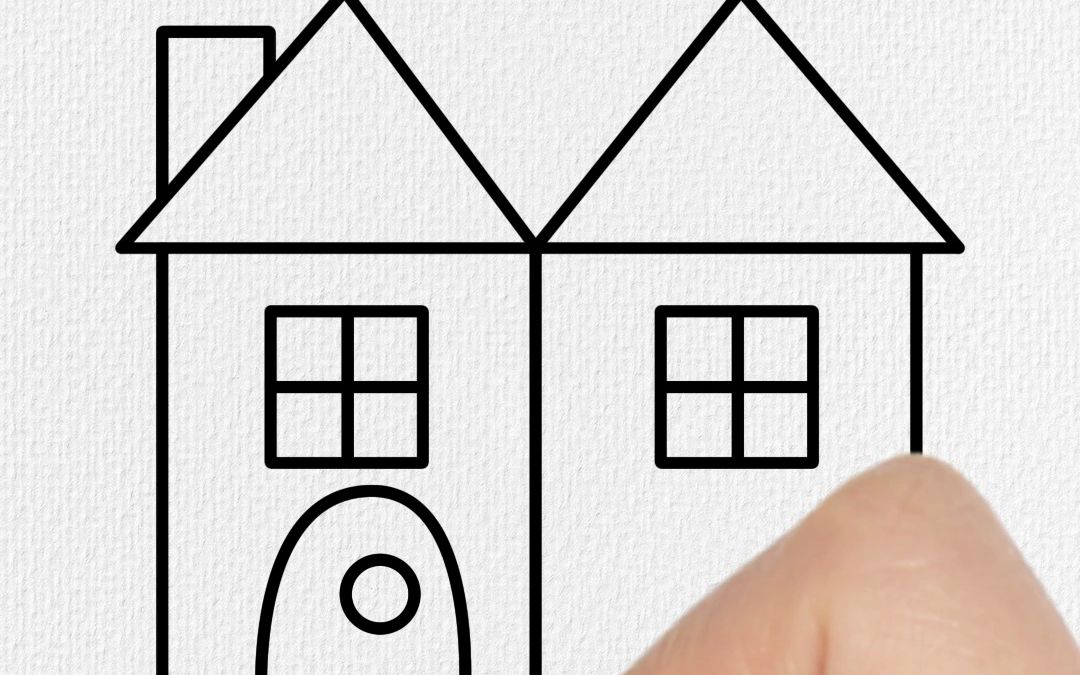 数字1 1 1=3画小房子