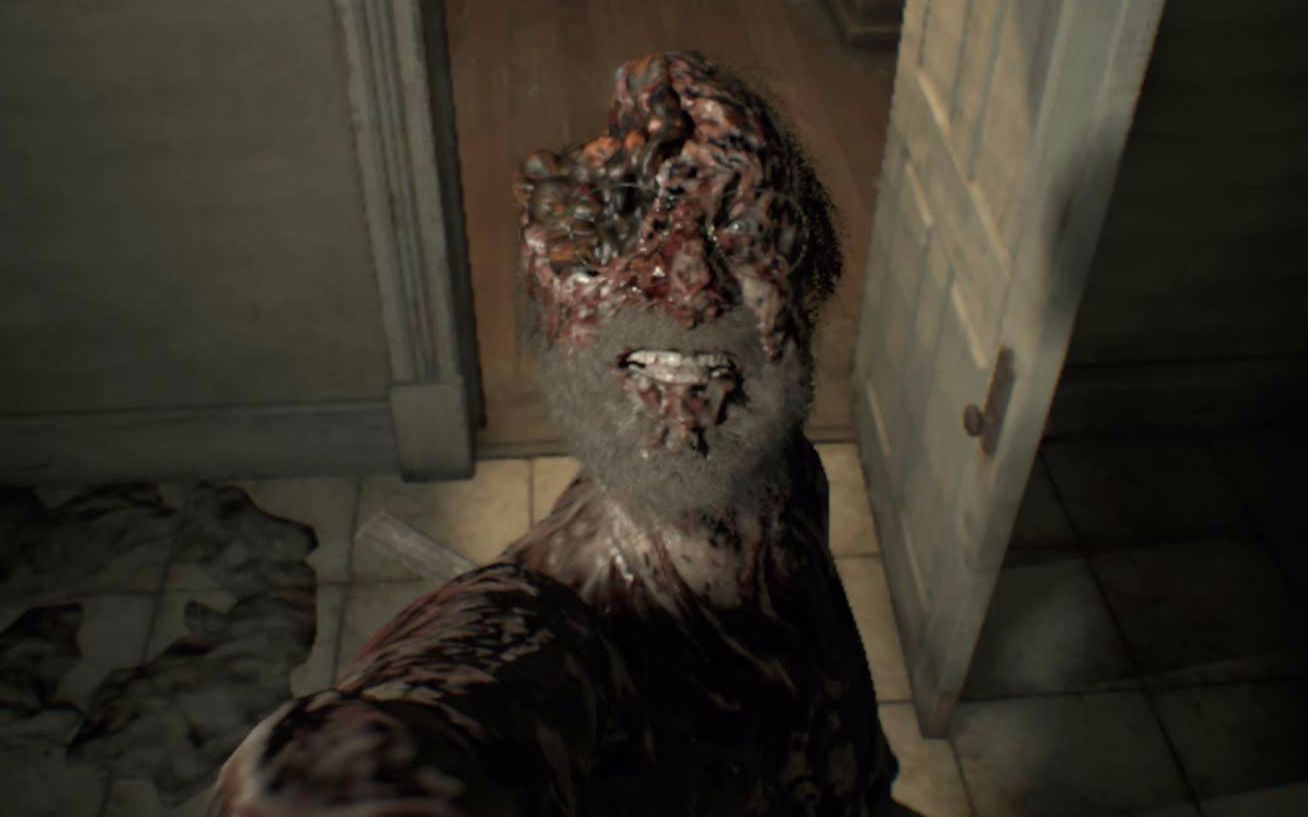 【油炸奥特曼恐怖档 】生化危机7双结局 第三期 保洁大爷半拉脑袋依旧