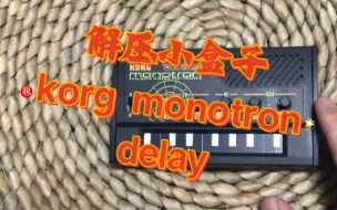 Télécharger la video: 解压小盒子korg monotrondelay