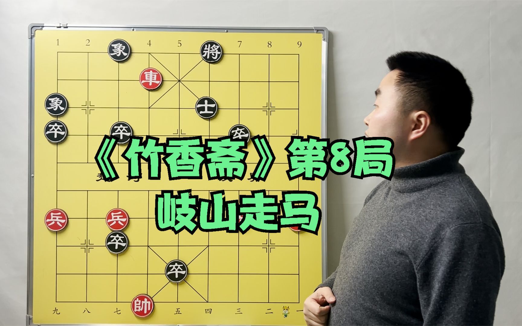 [图]《竹香斋象棋谱》第8局，开局直接打掉一车，陷阱！次序相当重要