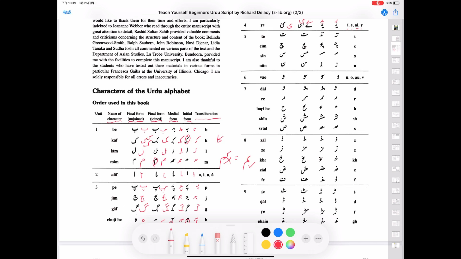 乌尔都语字母1a0