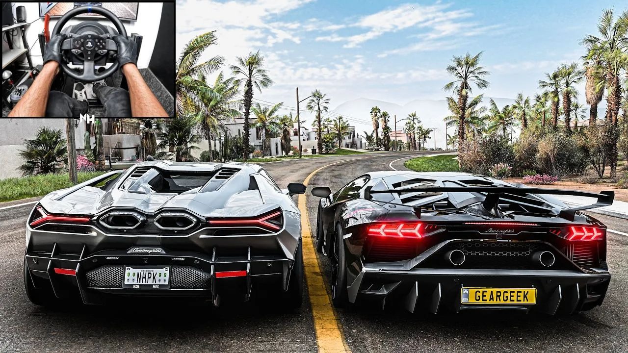 【极限竞速-地平线5】 兰博基尼Revuelto & Aventador SVJ
