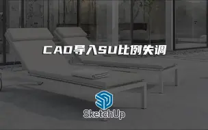 Download Video: cad导入su比例失调