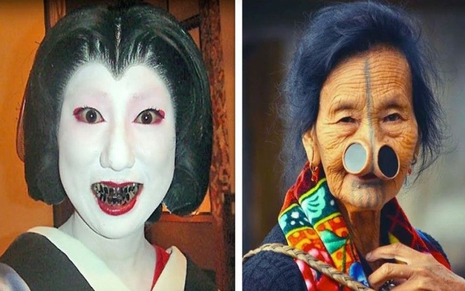10个各地最奇怪的审美标准,白脸黑牙,肚大为美,你能接受几个?
