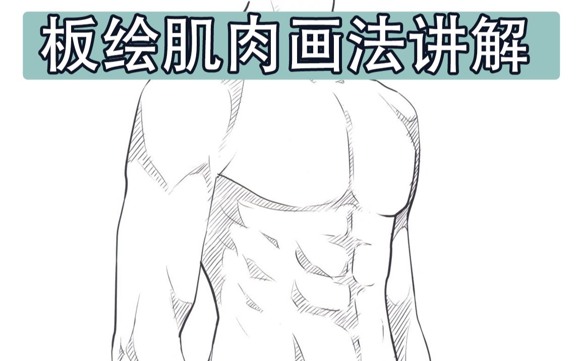 【绘画教程】男性手臂肌肉画法讲解!哔哩哔哩bilibili