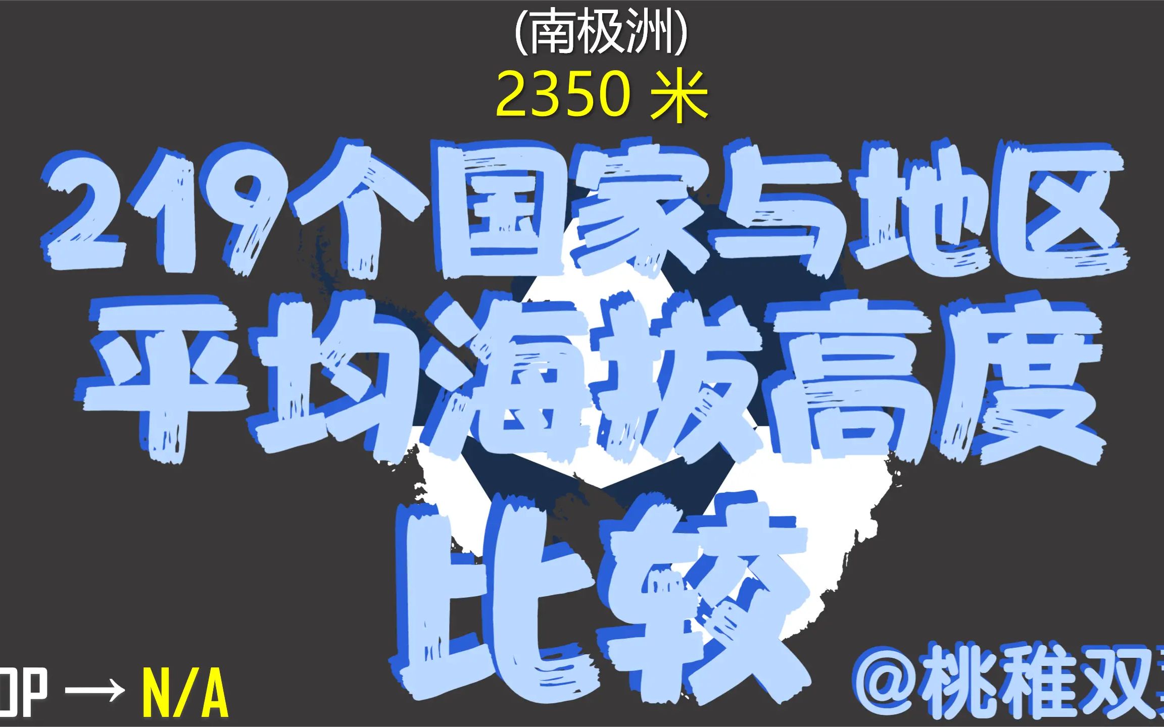 各国家 / 地区平均海拔高度比较 (2022)哔哩哔哩bilibili