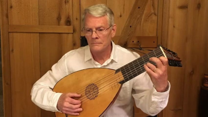 [图]绿袖子-鲁特琴 Greensleeves (anon and F. Cutting)_ Daniel Estrem, renaissance lute