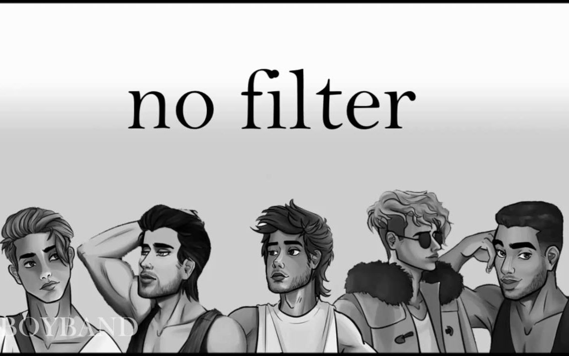 fifth harmony-no filter 『五美性转』 [male version]_哔哩哔哩 (゜