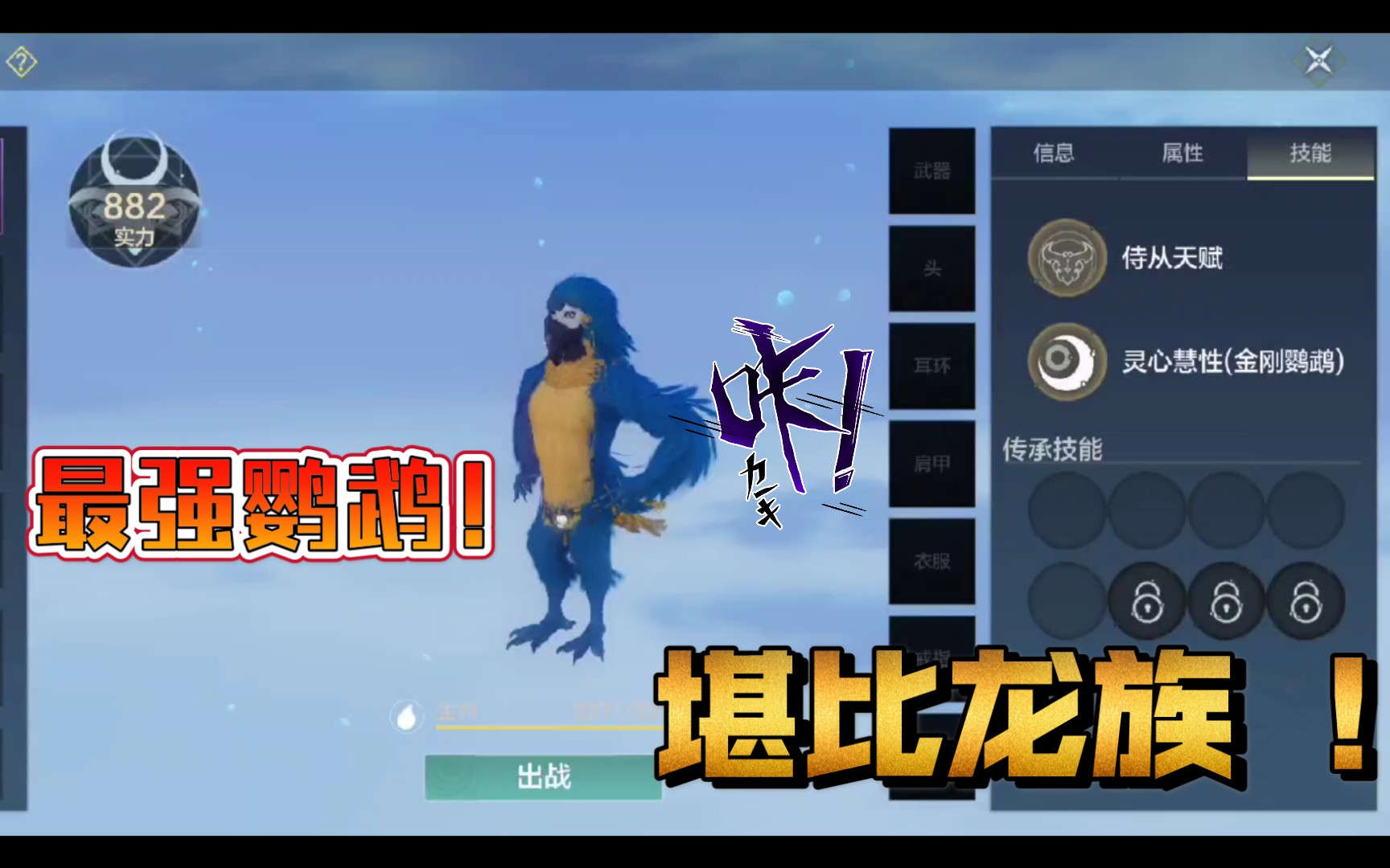 妄想山海星空紫招募最强鹦鹉堪比龙族力能扛山