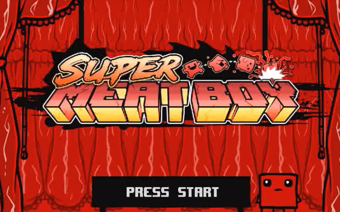 [发呆的大头] super meat boy 