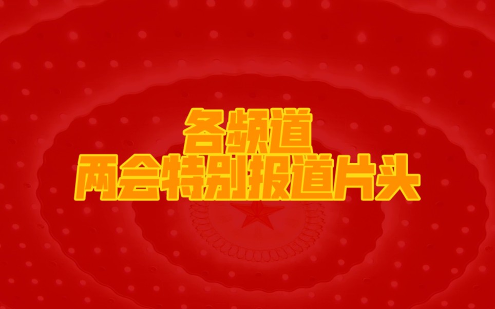 [图]【广播电视】特别节目—2021年中央广播电视总台各频道两会特别报道片头集锦