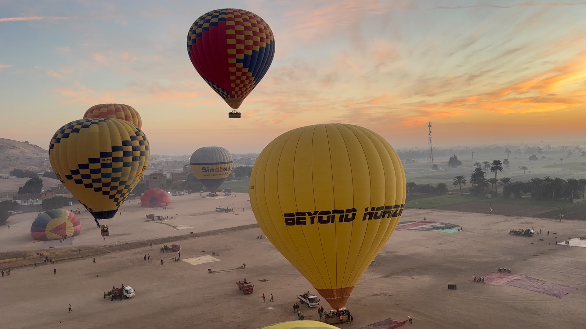 埃及卢克索热气球初体验