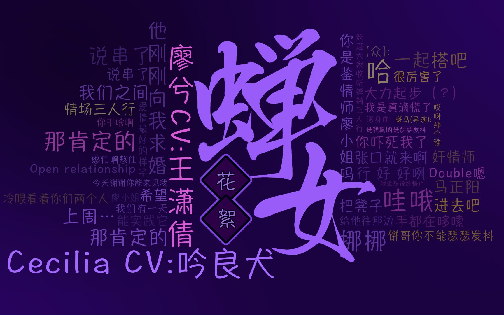 广播剧《蝉女》花絮4 气质海龟女,超级皮!