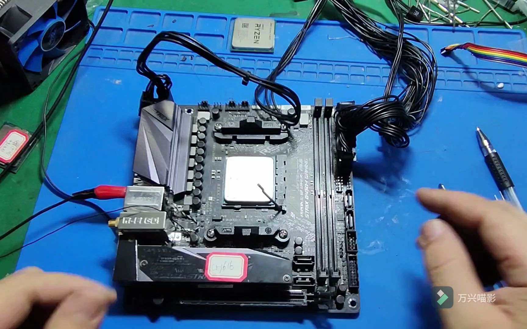 主板维修--微星z690和华硕b450i不常见故障维修