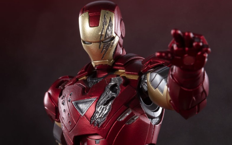 万代shf钢铁侠mk6(3.0)展示