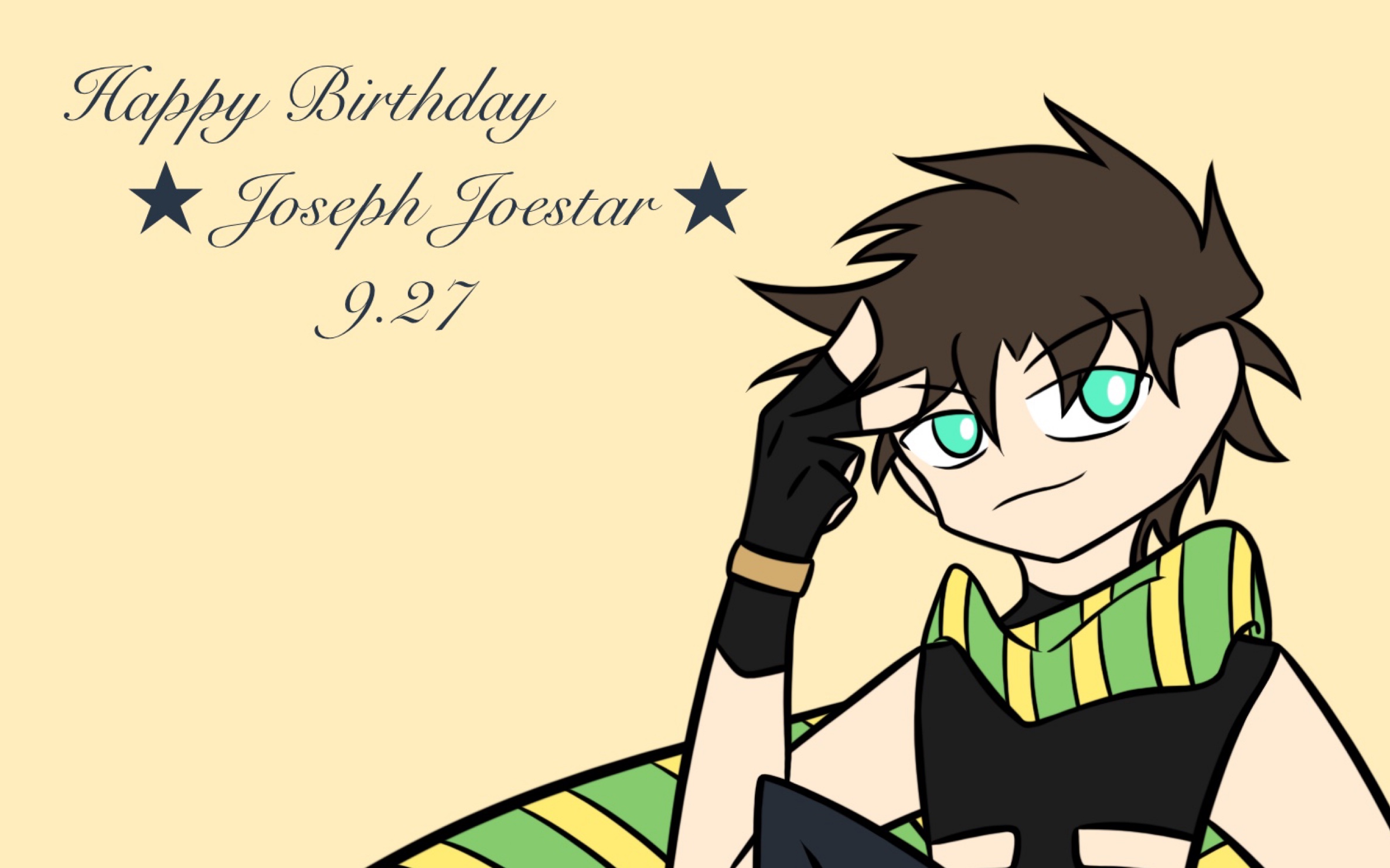 jojo生贺生日快乐乔瑟夫乔斯达