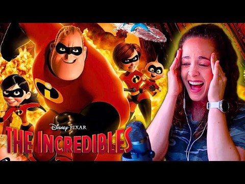 [图]卷发生动娜塔莉初次观看动画电影《超人总动员1 The Incredibles》的反应Reaction