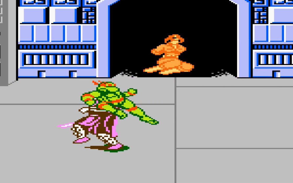 红白机游戏忍者神龟3第六关施莱德吃我香港脚