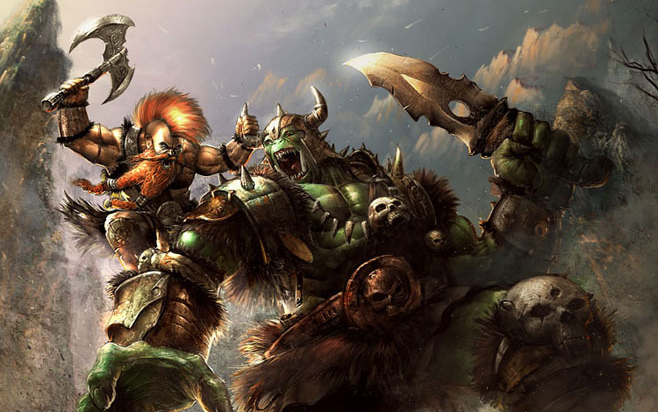 战锤40kcg绿皮天团