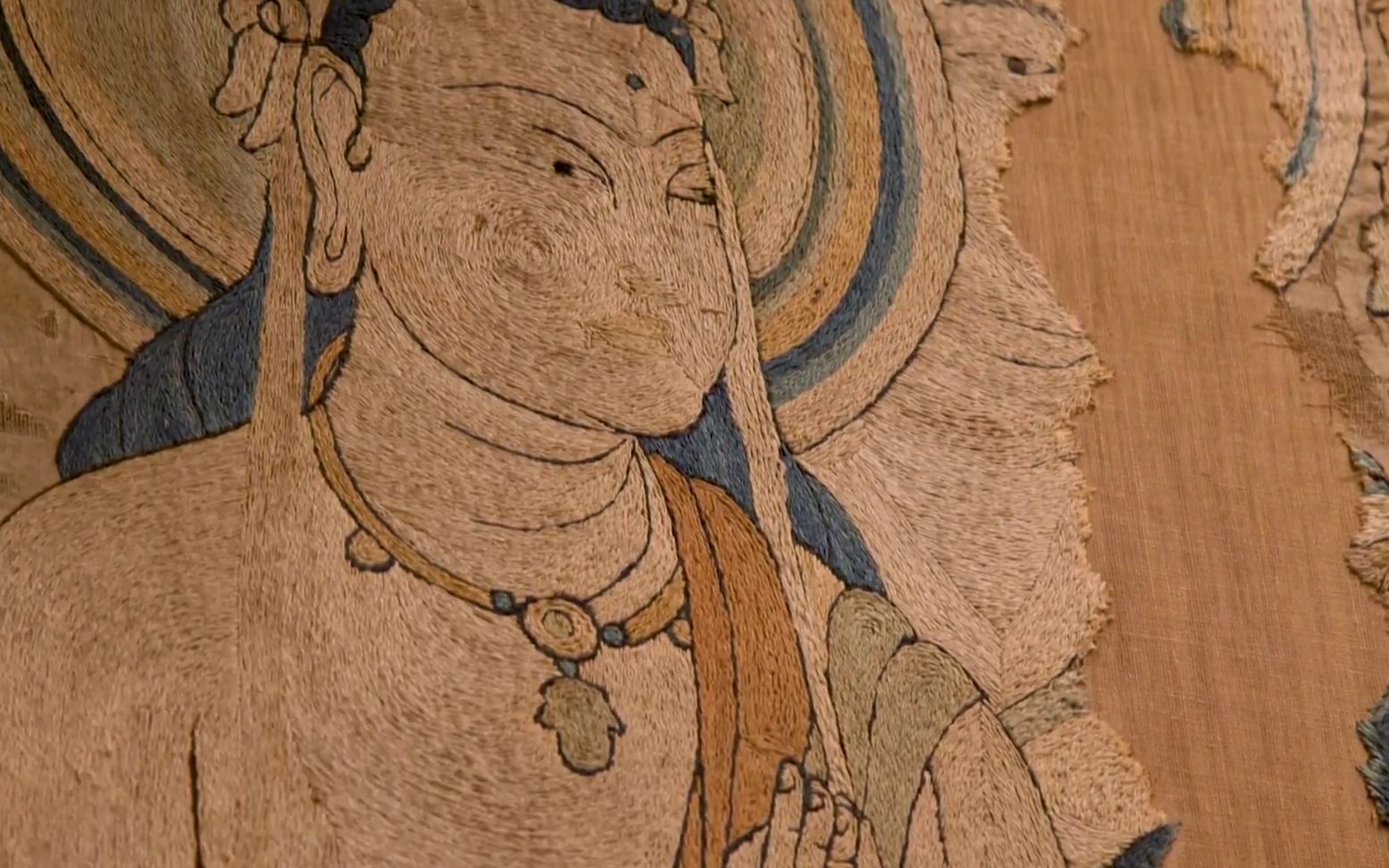 大英博物馆修复释迦牟尼灵鹫山说法图conservingvulturepeak1