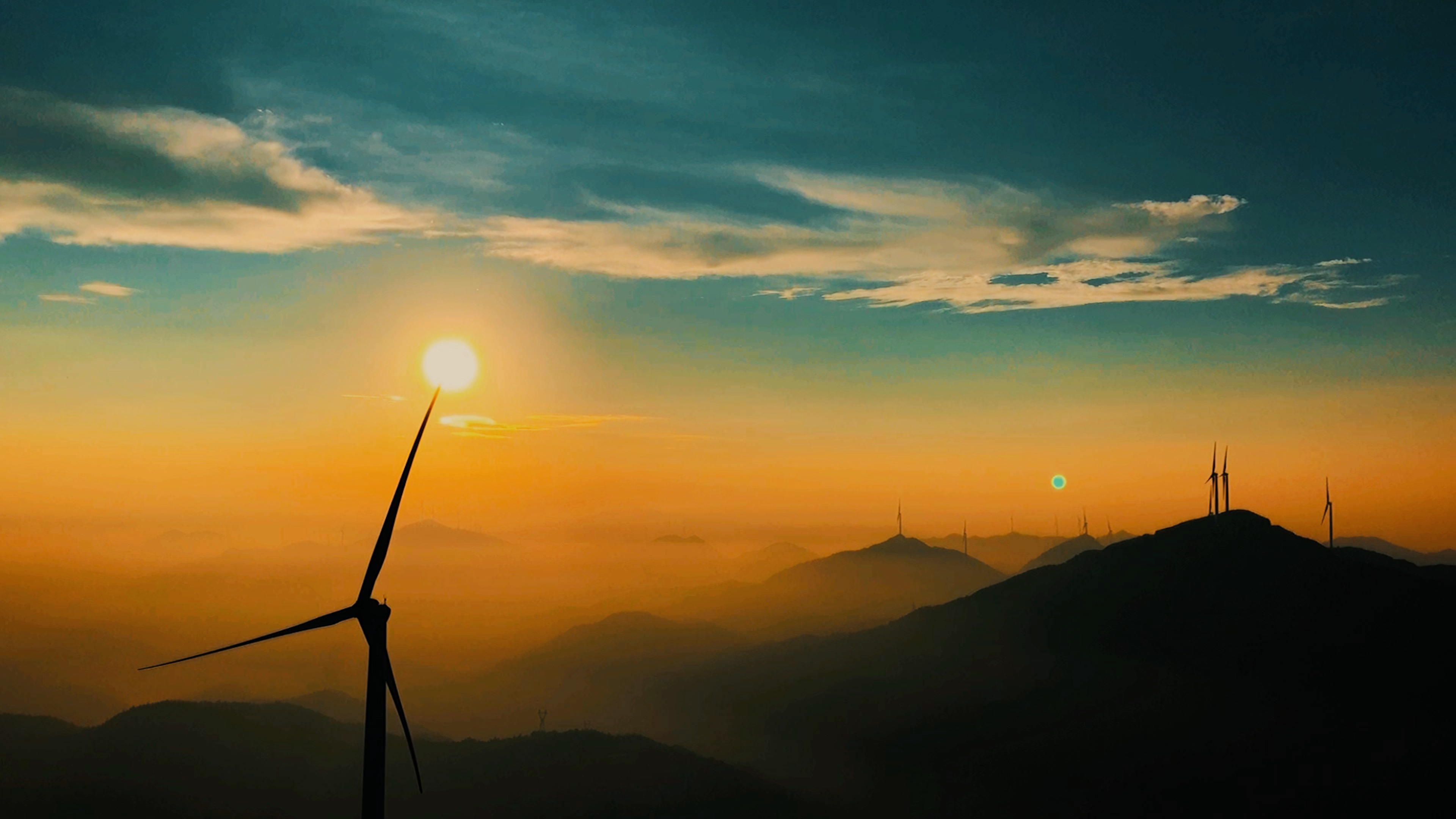 蓝山县云冰山航拍