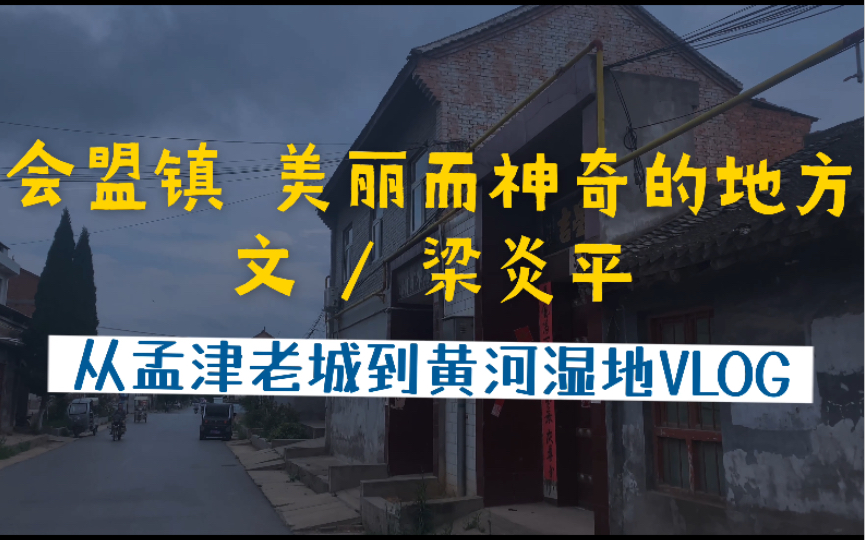 [图]会盟镇 美丽而神奇的地方 文 / 梁炎平【4K】从孟津老城到黄河湿地风光 回乡VLOG 洛阳 河南老家