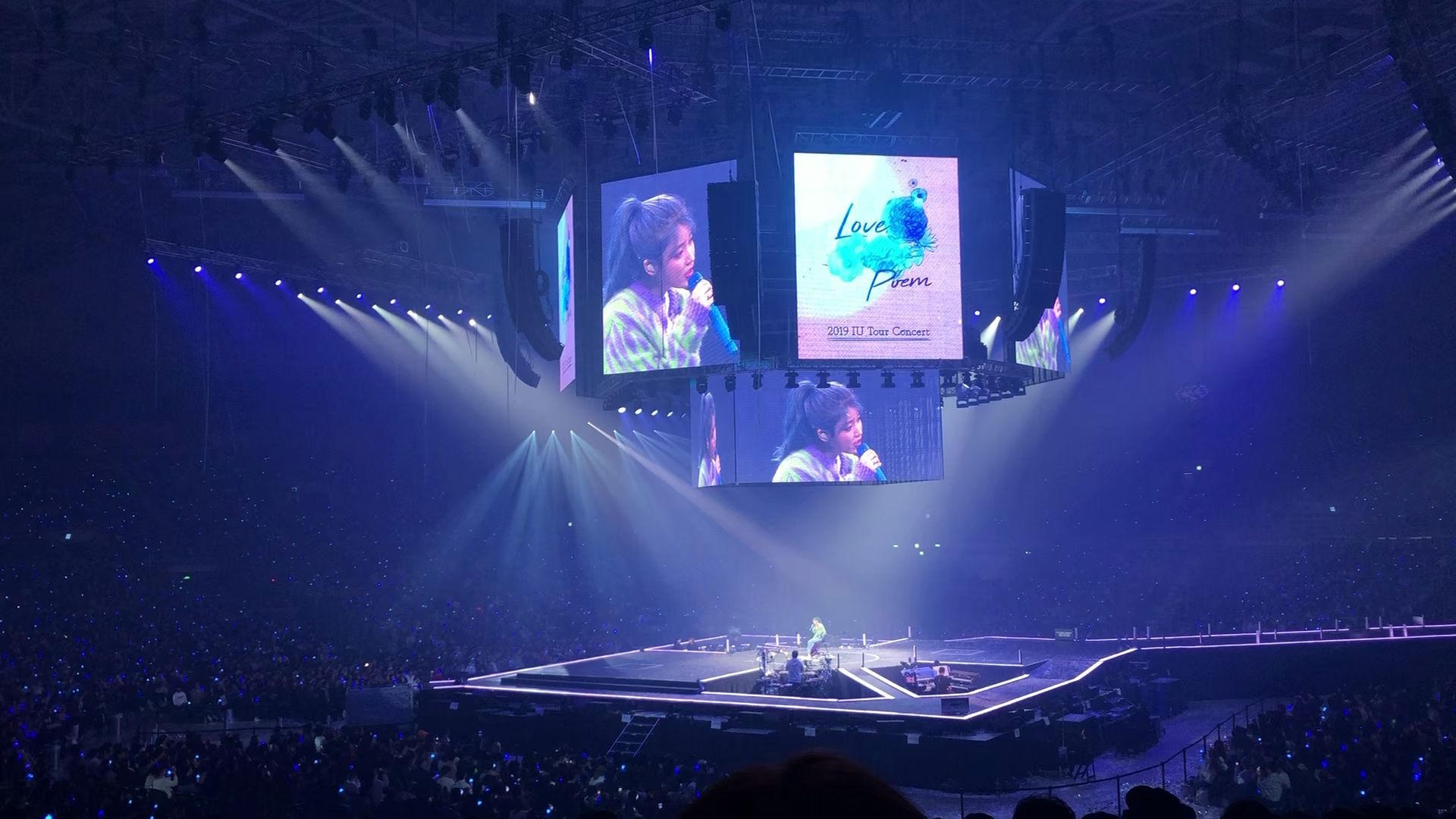 20191123 iu love poem演唱会首尔场day1 安安可 drama_哔哩哔哩_bili