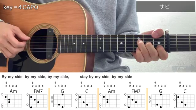 [图]【附谱&搬运】新手级吉他弹唱教学 RADWIMPS - バイ・マイ・サイ(By my side)