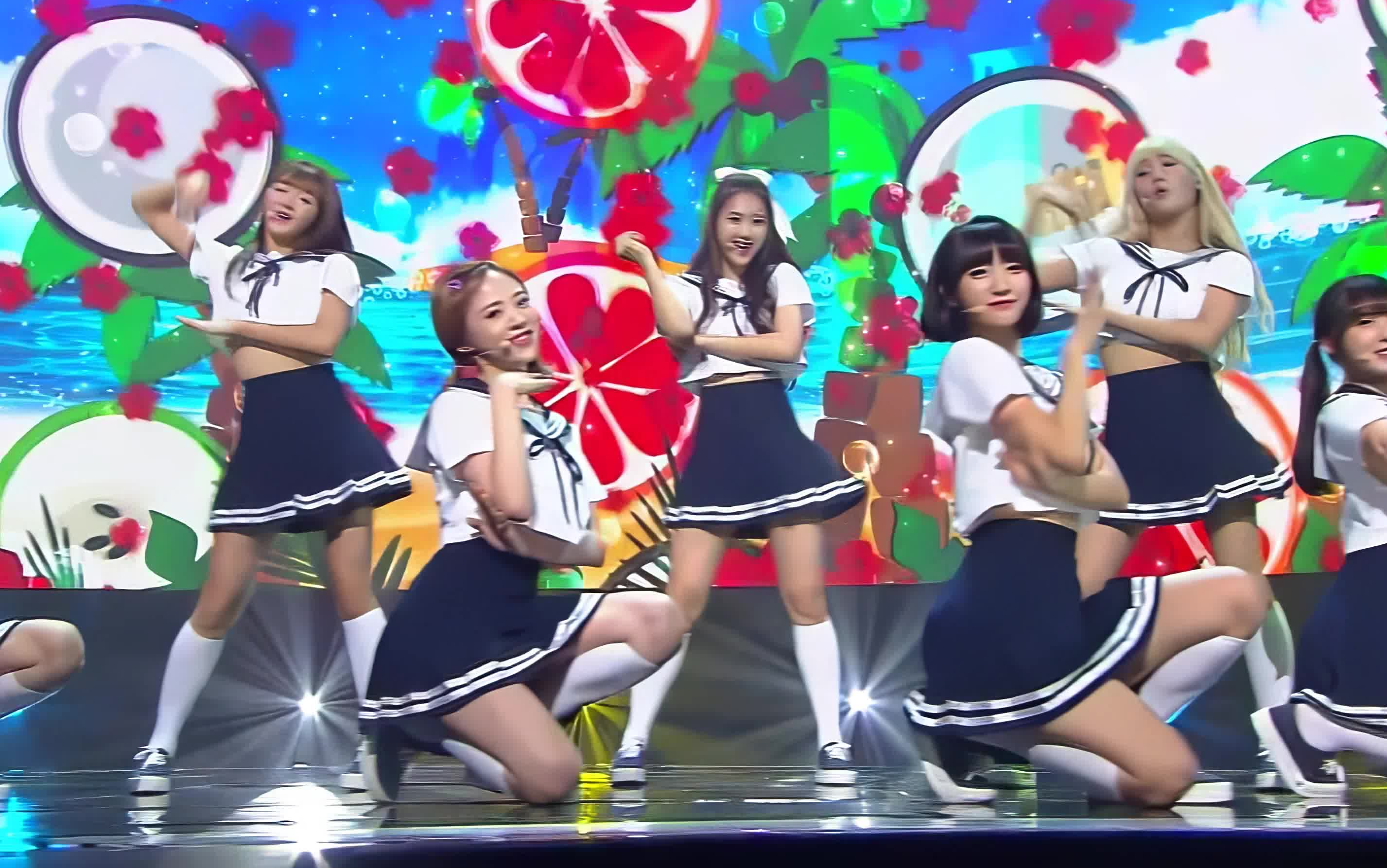 4k舞台ohmygirlaingsbsinkigayo20160821