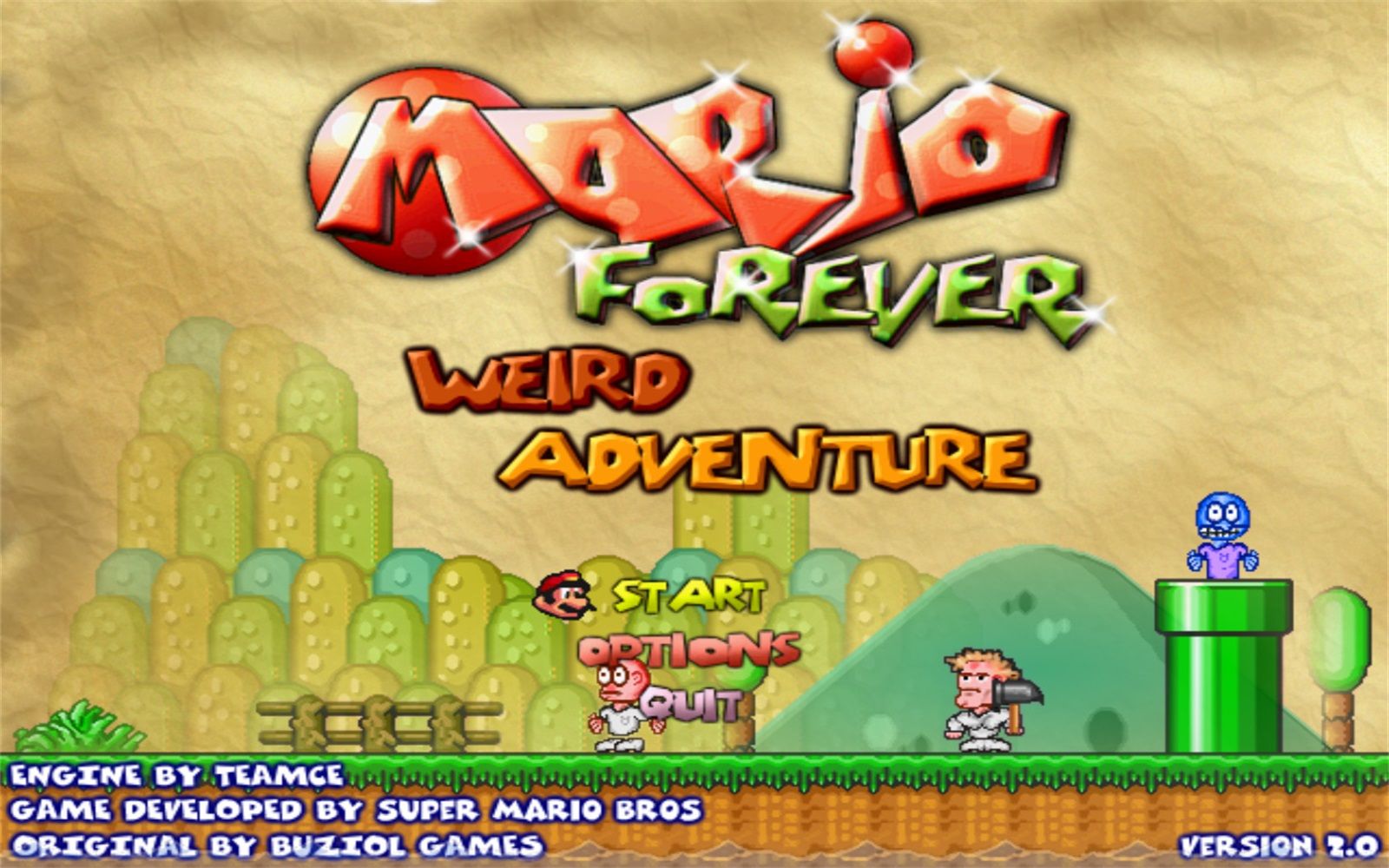 [图]Mario Forever Weird Adventure By SMB Longplay通关录像1080P50